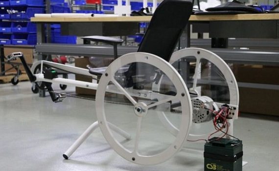 Uma bicicleta que permite gerar eletricidade