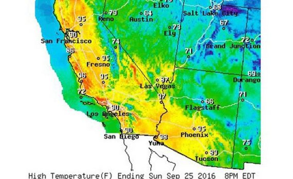 Alerta para onda de calor nos Estados Unidos
