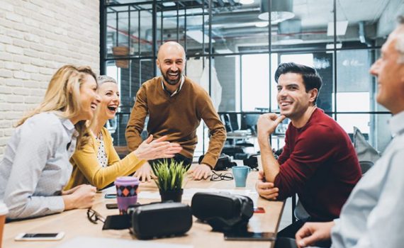 Benefícios do riso no trabalho