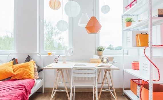 Espaços de estudo em casa, em análise