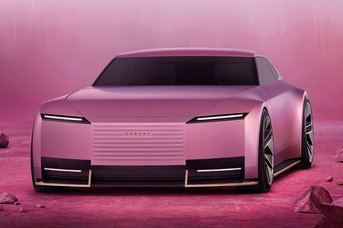 rebranding da Jaguar. Imagem do novo modelo Type 00.