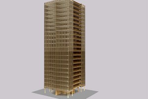 Arquitecto canadiense propone edificios hechos con madera