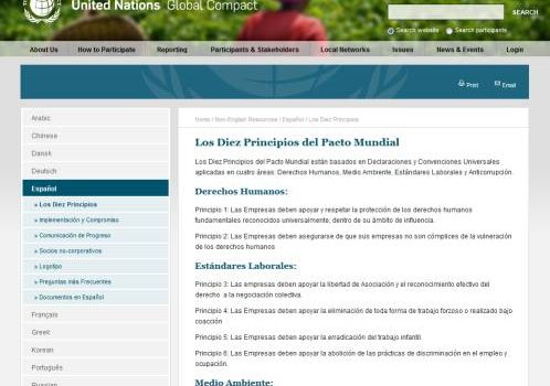 El pacto global: hacia una nueva ética de negocios