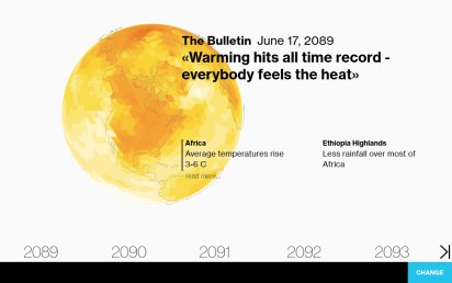 El portal Global Weirding nos muestra el futuro del calentamiento global