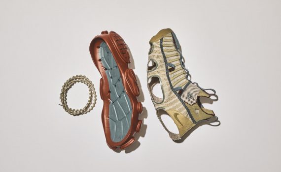 Tenis modular que se puede desmontar para reciclar